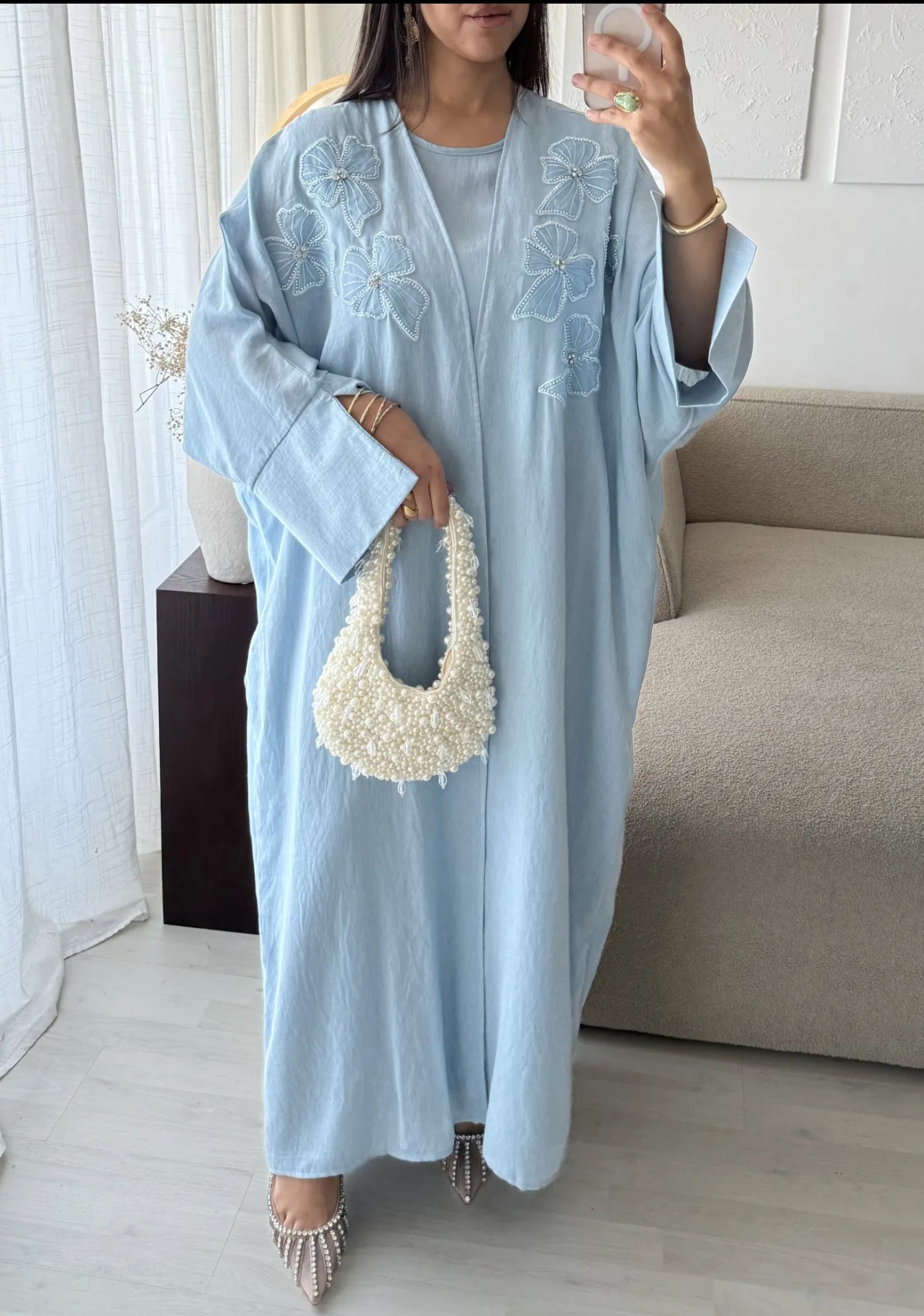 Abaya y Kimono lino.