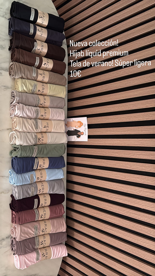 Hijab liquid premium con etiqueta