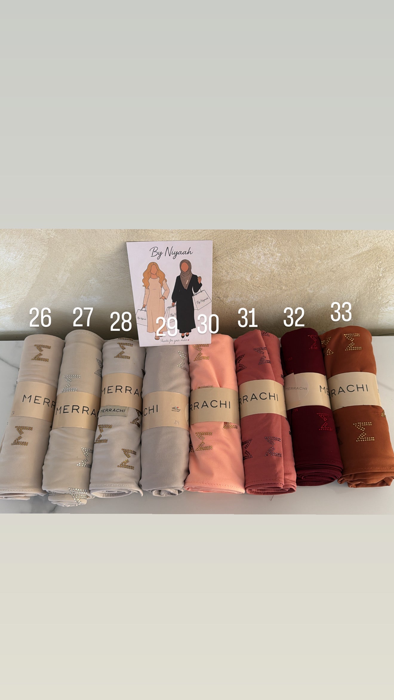 Hijabs M con etiqueta