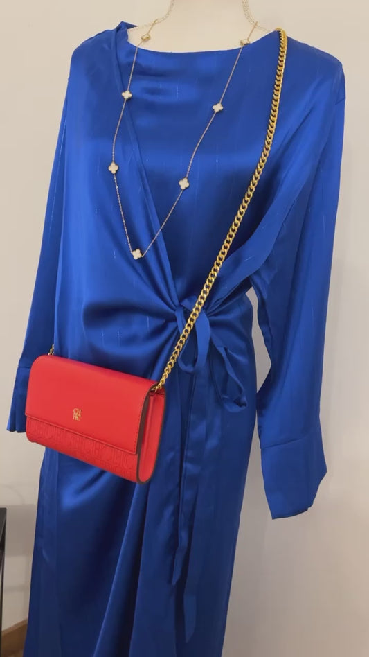 Abbaya Cruzada azul eléctrico